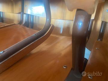 Sedie tipo cinema fisse 4 da 5 sedute