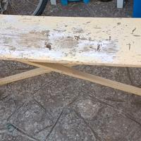 antica panca in legno 