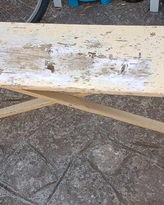 antica panca in legno 