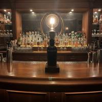 Lampada artigianale base Gin. Bulldog