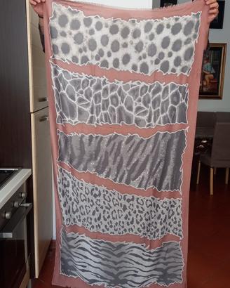 foulard scialle donna animalieu vintage 