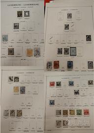Lotto francobolli Lussemburgo