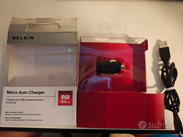 Caricabatterie da auto Belkin micro auto charger