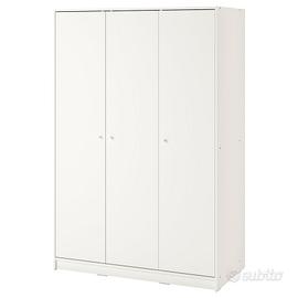 ARMADIO IKEA KLEPPSTAD BIANCO 3 ANTE