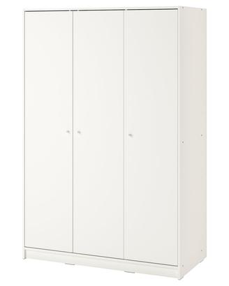 ARMADIO IKEA KLEPPSTAD BIANCO 3 ANTE