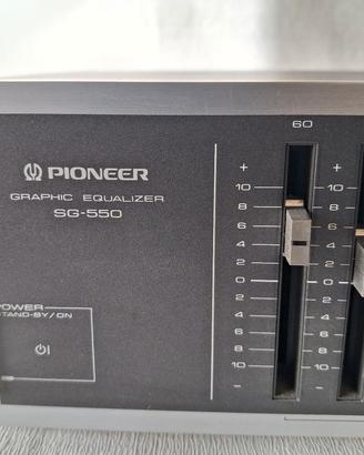 equalizzatore pioneer anni 80 ben tenuto funzionan