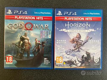 god of war ps4 +horizon zero dawn complete edition