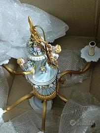 lampadario in ceramica
