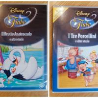 Lotto di 2 dvd Le Fiabe Disney 