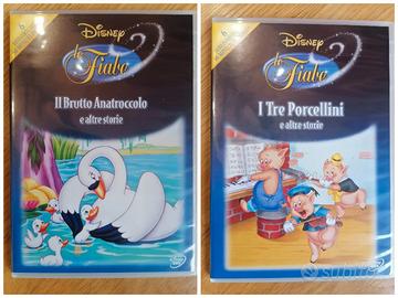 Lotto di 2 dvd Le Fiabe Disney 