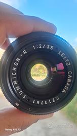 35/ f 2   LEITZ CANADA SUMMICRON - R