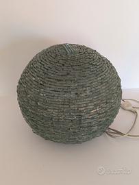 Lampada Sfera Vintage in Tessere di Vetro