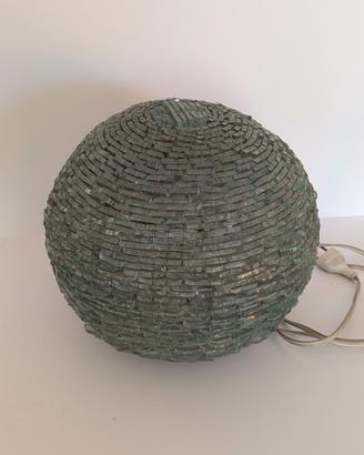 Lampada Sfera Vintage in Tessere di Vetro
