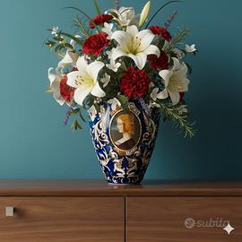 Vaso in Maiolica di Faenza C.A.C.F. - Ritratto Rin