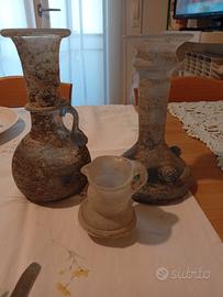 vasi scavo in vetro di murano glass antichi 