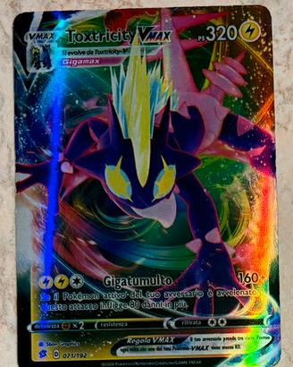 Carta da collezione Pokemon Toxtricit VMAX 071/192