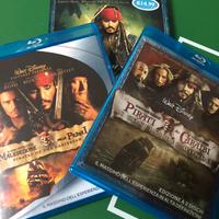 Pirati dei Caraibi 5 blu ray . Collezione completa