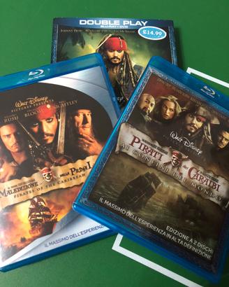 Pirati dei Caraibi 5 blu ray . Collezione completa