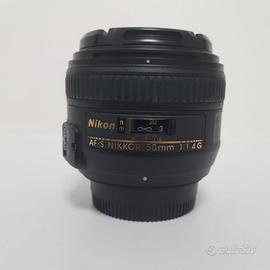Obiettivo Nikon AF-s 50mm 1:1.4 G usato