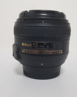 Obiettivo Nikon AF-s 50mm 1:1.4 G usato