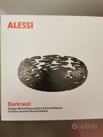 Cestino Alessi in acciaio nero NUOVO 