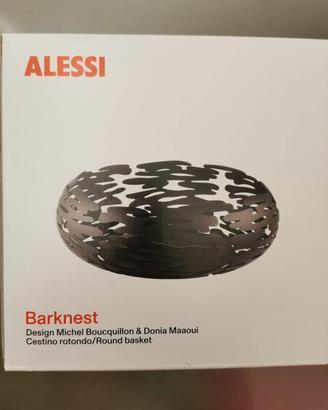 Cestino Alessi in acciaio nero NUOVO 