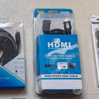 Cavi: HDMI 5m e 3.5metri  - USB 1.5m