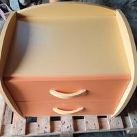 comodino due cassetti 