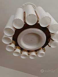 lampadario anni 70 murano