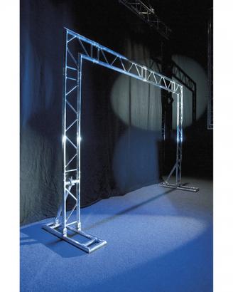 STAND TRUSS MOBILE DJ AMERICA SUPPORTO LUCI TELO