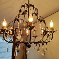 Lampadaio ferro battuto