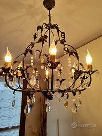 Lampadaio ferro battuto