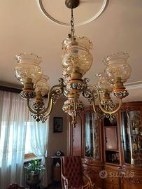 Lampadario classico a sospensione a 6 luci