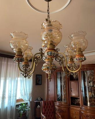Lampadario classico a sospensione a 6 luci
