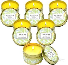 candele citronella per zanzare
