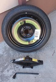 ruotino Kit 125/70 r17 bmw serie 1 2 3 x1 audi a4