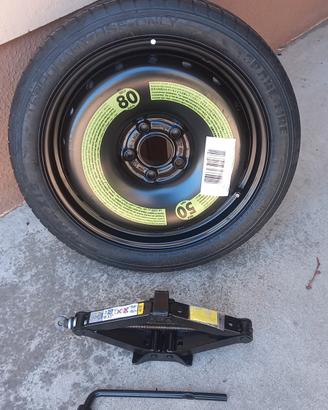 ruotino Kit 125/70 r17 bmw serie 1 2 3 x1 audi a4
