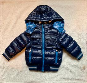 Giacca invernale imbottita bambino 12 mesi blu