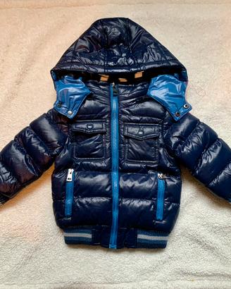 Giacca invernale imbottita bambino 12 mesi blu