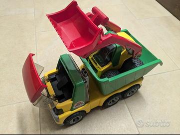 Bruder Camion ribaltabile + miniruspa