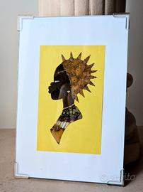 Quadro Africano Ali Farfalle 