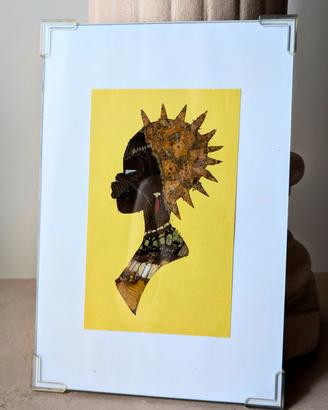 Quadro Africano Ali Farfalle 