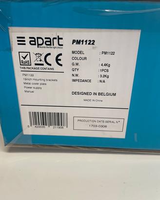 Apart PM1122 - Preamplificatore 2 Zone Stereo