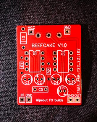 EQD Acapulco Gold fuzz PCB pedale  chitarra
