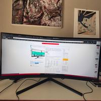 Monitor PHILIPS 32 Pollici curvo da Gaming