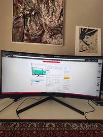 Monitor PHILIPS 32 Pollici curvo da Gaming