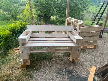 Panca da giardino con epal