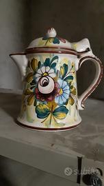 Brocca, bricco ceramica Castelli