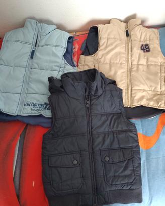 giacche smanicate bambino 5-6 anni
