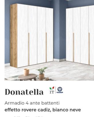 Armadio 4 Ante Mondo Convenienza Nuovo!@